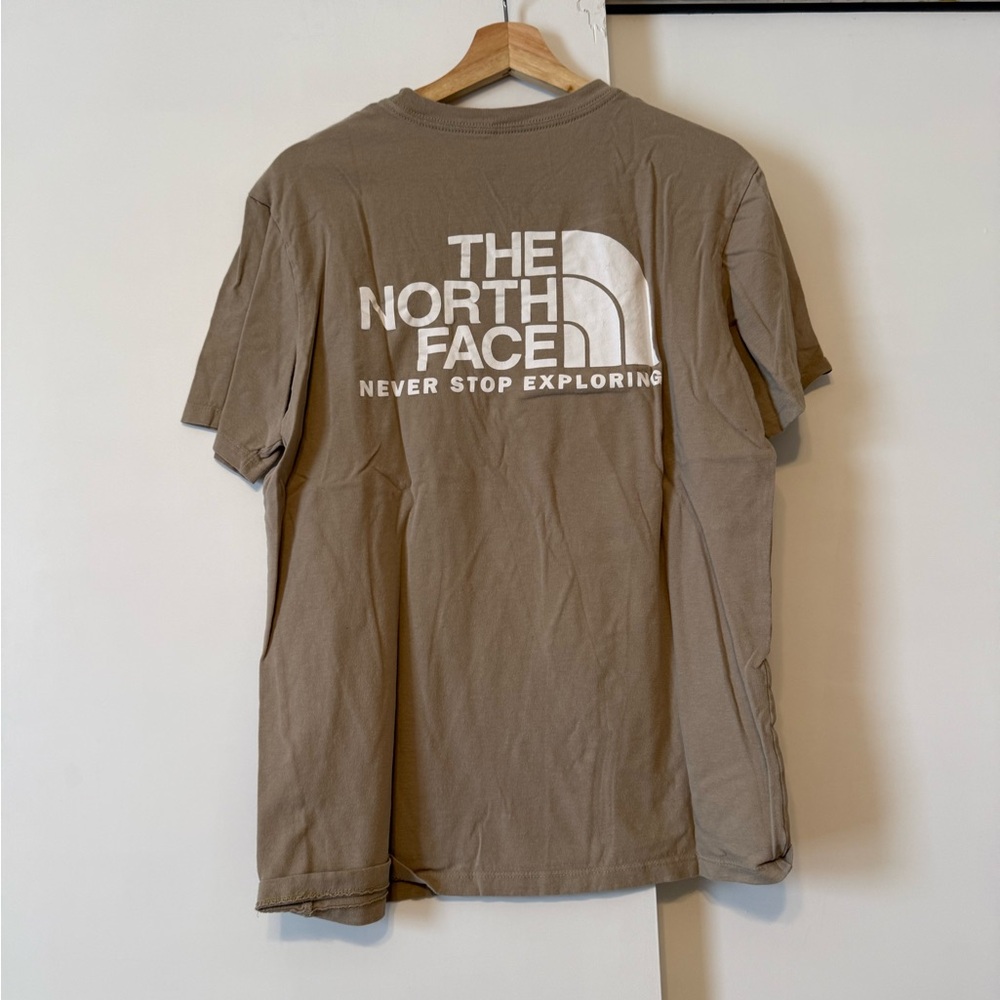 The North Face Men's Tan Short Sleeve Tee - Picture 4 of 6
